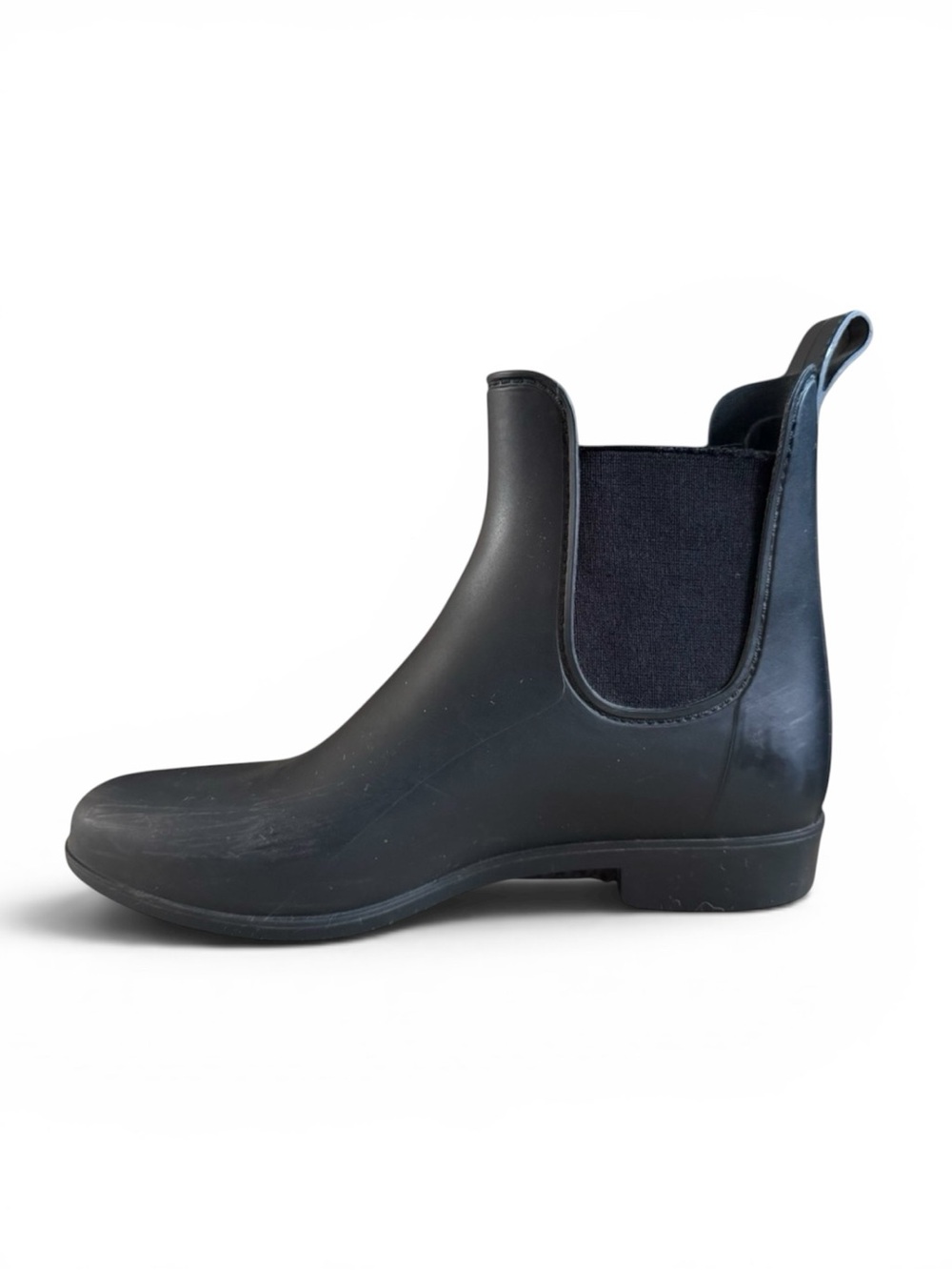 Sam Edelman Waterproof Chelsea Rain Booties Rubber Ankle Boots Outdoor Black 7W